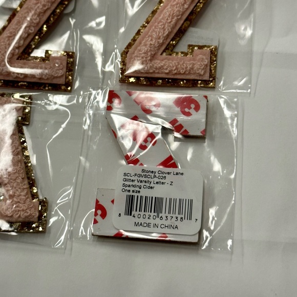 Stoney clover lane varsity letter patches sparking cider - Picture 2 of 4